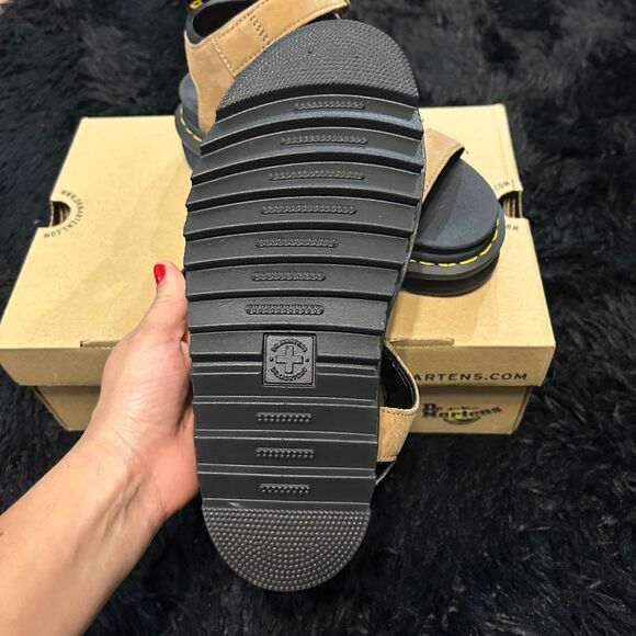 DR MARTENS Blaire brown leather gladiator sandals shoes women’s 7 new - Picture 4 of 8